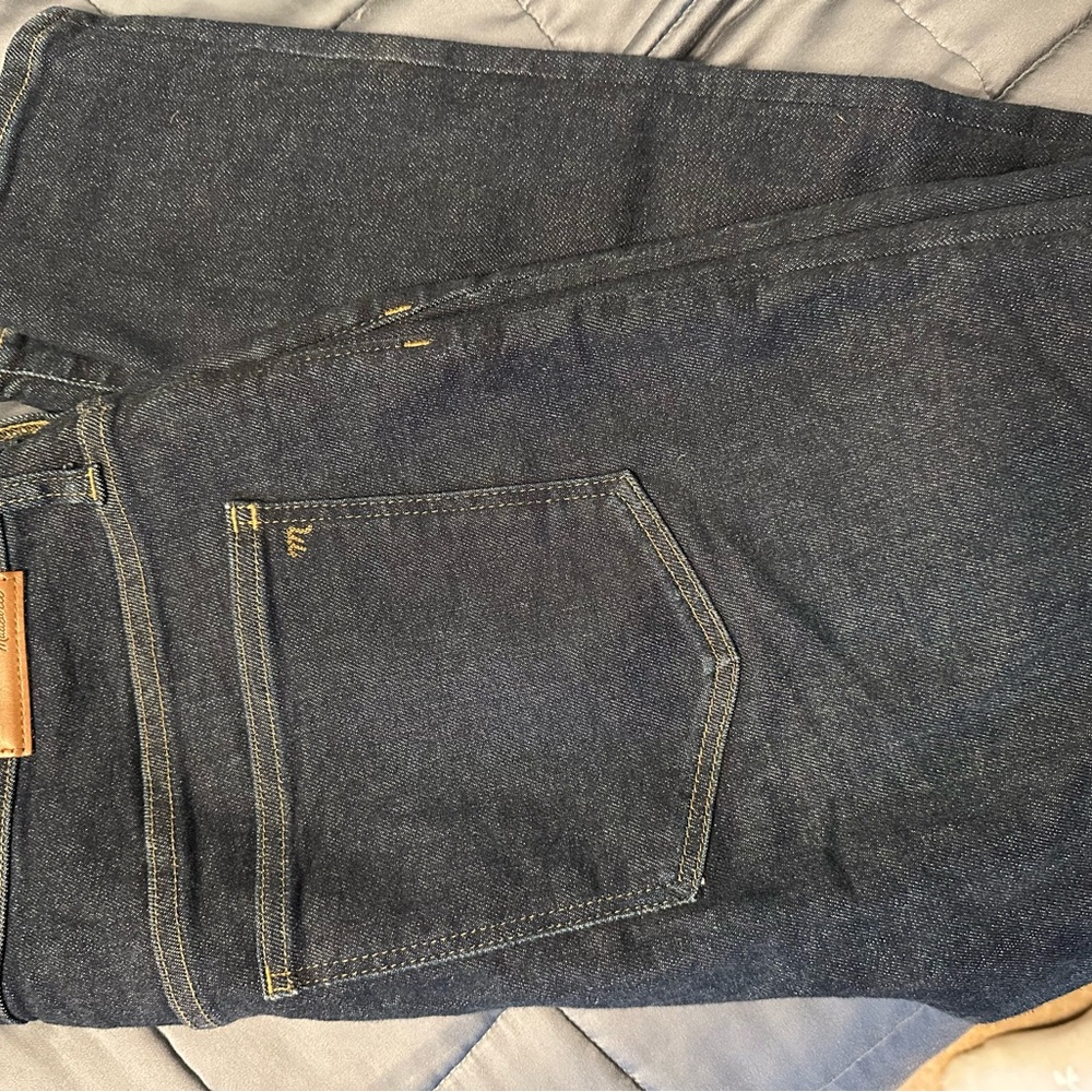 Madewell Blue Skinny Jeans with Stretch - Picture 3 of 5
